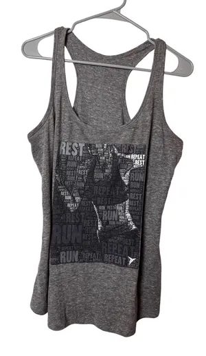 Old Navy Racerback Athletic Sporty Workout Tank Size Large thumbnail 1