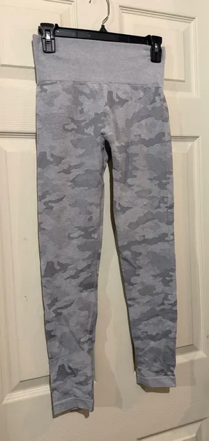 Grey Camo Leggings  thumbnail 1