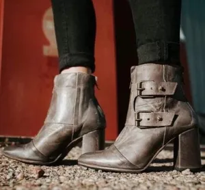 Freebird by Steven Joey Heeled Booties Size 8 EUC thumbnail 1