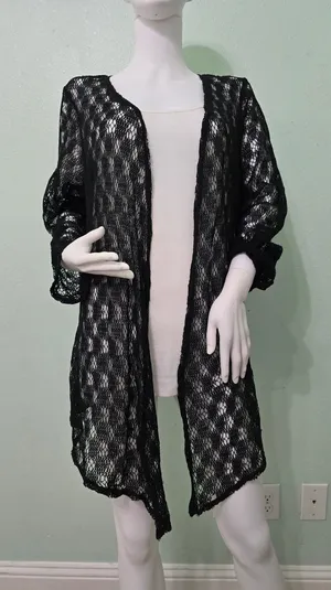 French Laundry Floral Boho Fairy Coquette Indie Whimsygoth VTG Cottagecore Wrap Kimono 14/16 thumbnail 1