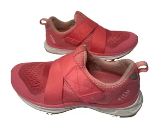 TIEM Slipstream Women’s Indoor Cycling Shoes Size 7 Coral Pink SPD Cleats thumbnail 1