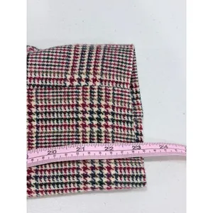 Vintage Talbots Blazer Red Plaid 100% Wool Two Button Jacket Size M thumbnail 12