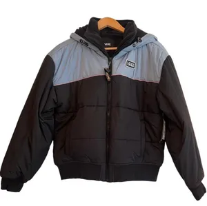 Hard Rain MTE Puffer Jacket Black And Blue thumbnail 5