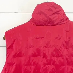 Talbots Womens L Goose Down Vest Quilted Puffer Zip‎ Front Stand Up Collar thumbnail 3