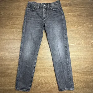 Levi's Premium Wedgie Icon Jeans Women's 28 Gray High Rise Tapered Ankle thumbnail 2