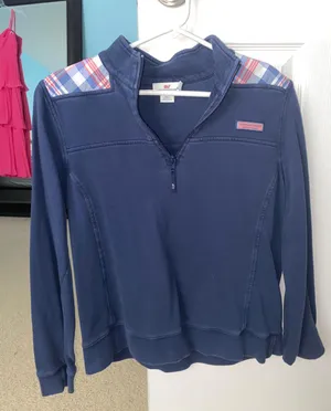 Vineyard Vines navy Shep shirt pullover thumbnail 2