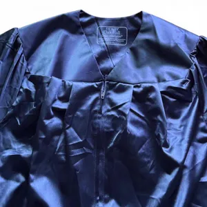 navy blue graduation gown and cap thumbnail 3