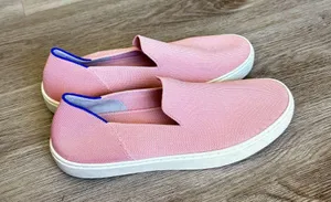 rothy’s RETIRED RARE the sneaker coral pink slip-on shoes limited edition 8 thumbnail 5