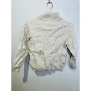 SPLENDID Off-White Wool Blend Quarter Zip Long Sleeve Dakota Half Zip Sweater S thumbnail 9