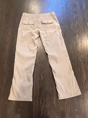 Prana Halle Women’s Khaki Cargo Pants Size 10 thumbnail 7
