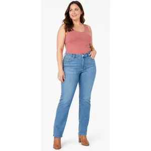 Lee Womens Jeans Size 12M Aspire Blue Relaxed Fit Straight Leg Denim Casualwear thumbnail 3