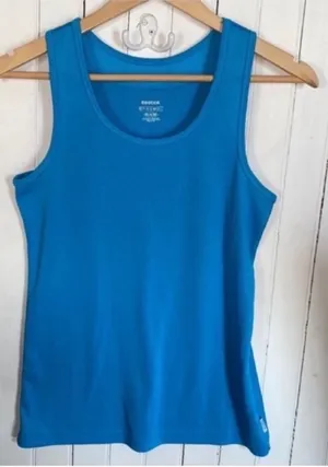 Reebok Athletic Tank Top Blue Size L thumbnail 1