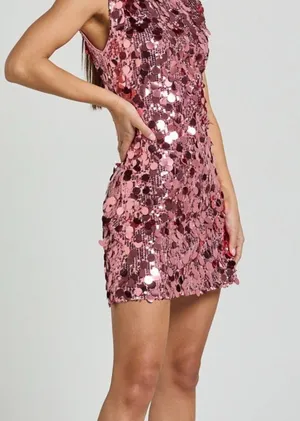 Showpo Mini Dress Pink thumbnail 3
