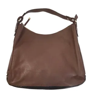 Kate Spade New‎ York Leather Hobo Shoulder Bag Purse Brown Gold Tone Hardware thumbnail 3