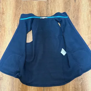 Woolrich Fleece Vest Navy Blue Full‎ Zip Pockets Womens Size Medium Gorpcore thumbnail 10