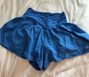 OFFLINE By Aerie Real Me Crossover Flowy Short blue thumbnail 1