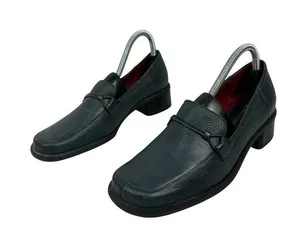 Naturalizer Womens Leather Loafers Black Size 7.5M Slip-On Comfort Shoes thumbnail 1