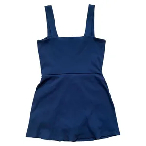 Victoria's Secret PINK Rib Square Neck Active Dress Navy Blue Women's Size Large thumbnail 5