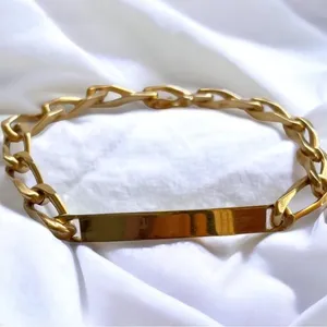 Vintage engravable ID bracelet thumbnail 1