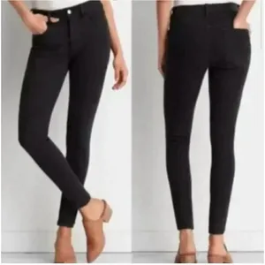 Womens American Eagle Super Stretch Hi-Rise Black Rinse Jeggings Jeans - Sz 2 thumbnail 2