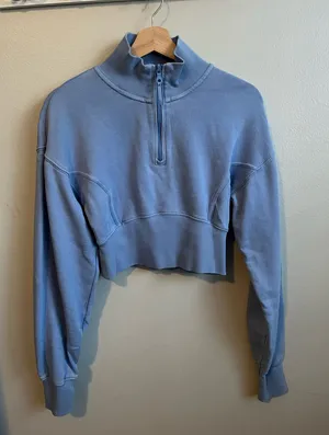 Aerie Cropped Quarter-Zip thumbnail 1