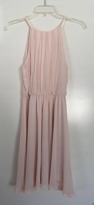Lush Clothing Romantic Pink Blush Dress thumbnail 1
