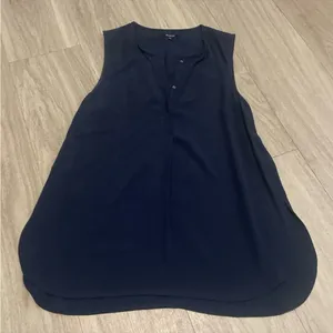 Madewell Navy Sleeveless  Top thumbnail 1