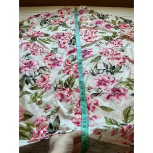 Show Me Your Mumu Rose Print Robe 0/S White/Pink thumbnail 6