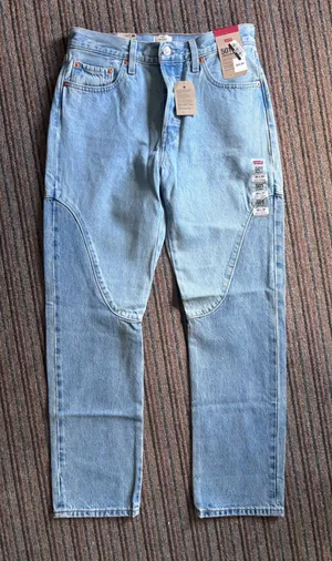 Levi's 501 Straight Jeans - Light Blue Denim thumbnail 1