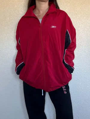 Red Vintage Reebok Windbreaker thumbnail 1