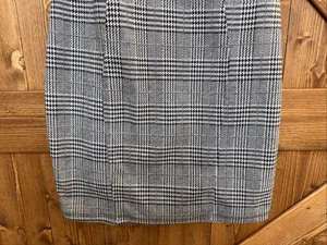 Haute Monde Women’s Size Medium Plaid Bustier Mini Dress (9031) thumbnail 2