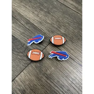 Crocs Buffalo Bills Football Team Charm For Shoe Charms - 4 Pieces thumbnail 1