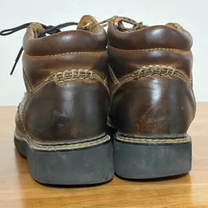 Ariat Barn Yard Brown Leather Lace Up Work Boots Kiltie 10001256 Womens 8B thumbnail 5