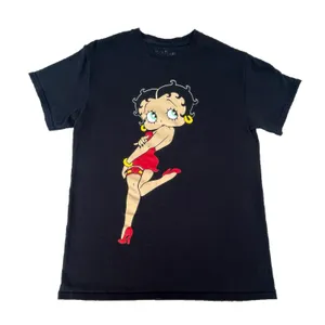 Betty Boop Black Graphic T-shirt thumbnail 1