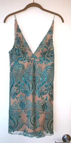 Free People Night Shimmers Mini Dress thumbnail 3