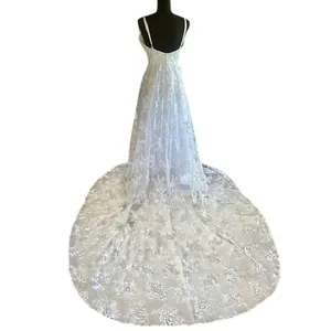 Wear Your Love Lace Wedding Dress Boho Bridal Gown Train NWT Size Large 12 thumbnail 6