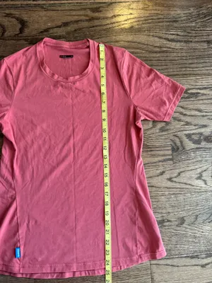 Janji medium Clay red Circa Daily Tee Short Sleeve Fitted Running Pilates Yoga thumbnail 8