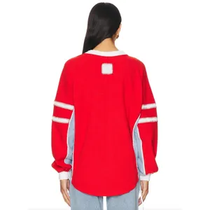 NEW Free People | FP Movement Rugby-Ready Layer in Winterberry Combo Sz Small‎ thumbnail 9