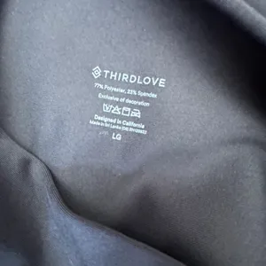 Thirdlove Womens Black High Waist Leggings Side Pocket Versatile Active Large thumbnail 7