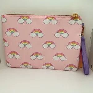 Rainbow Print Flat Pouch - Stoney Clover Lane x Target Light Pink thumbnail 2