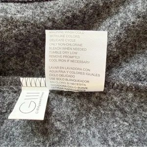 G-III Boston Bruins NHL Hockey Gray Marled Full Zip Jacket Sweatshirt size L thumbnail 5