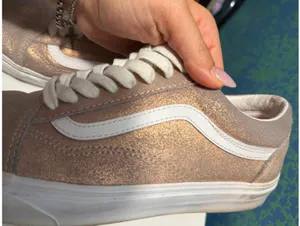 Size 9 Vans Old Skool Shoes UnisexRose Gold/Rose Gold thumbnail 3