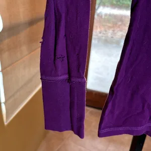 Vintage Y2K Aeropostale Aero NY 1987 Graphic LS Tee Purple Small thumbnail 7