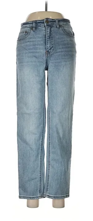OAT New York Cloud Luxe Denim Straight Leg Jeans thumbnail 1