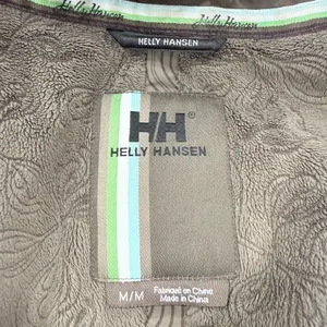 Helly Hansen Two-Tone Brown and Cream Ski Snowboard Coat Jacket Women's Medium thumbnail 3