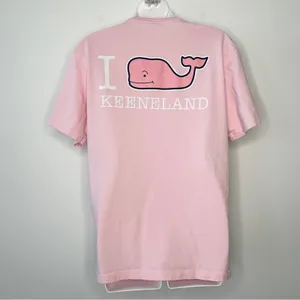 VINEYARD VINES Tshirt Womens XS Pink Keeneland Short Sleeve Casual Preppy Cotton thumbnail 3