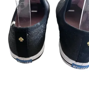 Keds x Kate Spade Glitter Sneakers Black Size 5M Champion Coquette Party thumbnail 7