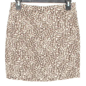 Free People Skirt Leopard Animal Y2K Mini Cottage Boho Safari Preppy Indie 6 thumbnail 1
