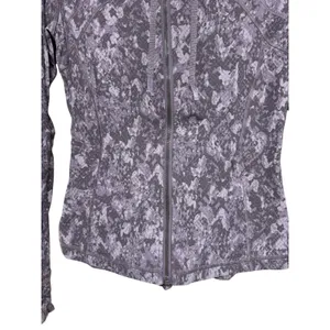 Lululemon Hooded Define Jacket *Nulu Hideaway Camo Lunar Rock Multi Women's Sz 8 thumbnail 5