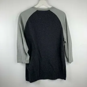 Rockin Artwork Large Jimi Hendrix Raglan Baseball Tee Grey Speckled Rock Graphic thumbnail 5